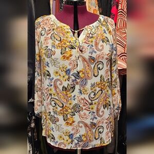 ALYX Floral Chiffon Blouse